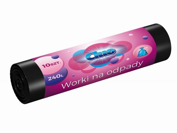 Cluo worki na odpady 240l 10 szt.