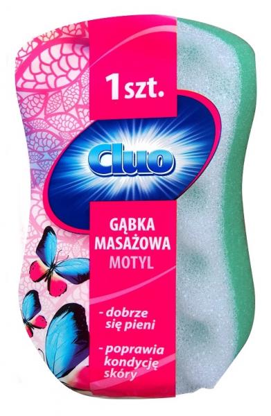 Cluo gąbka kąpielowa Motyl do masażu