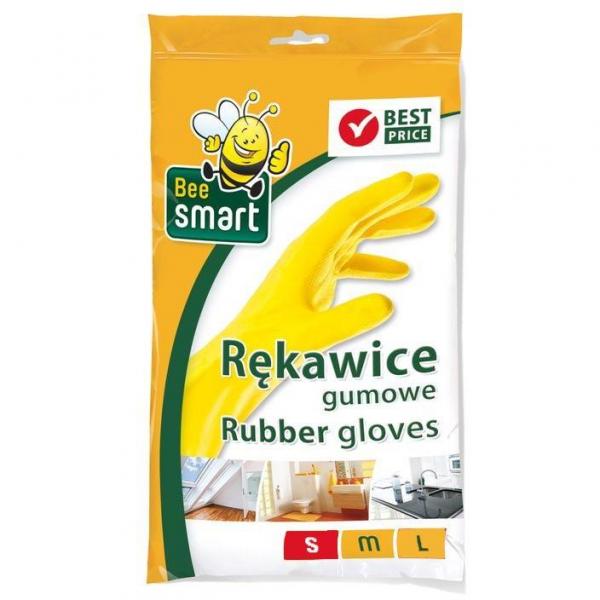 Bee Smart rękawice gumowe S żółte 2 sztuki (1 para)
