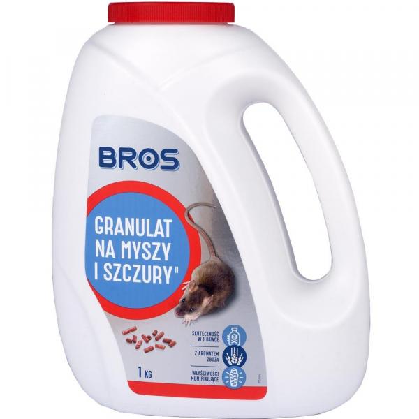 Bros trutka na myszy i szczury-granulki 1kg
