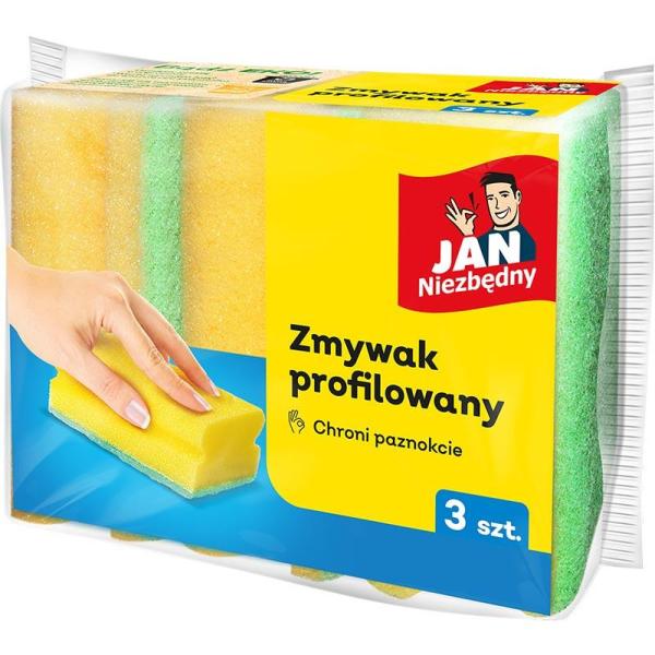 Jan Niezbędny zmywak profilowany 3 szt.
