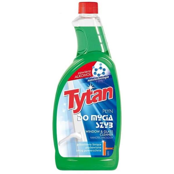 Tytan płyn do szyb nanotechnologia zapas 750ml