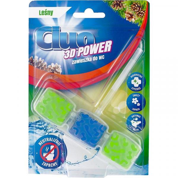 Cluo 3D Power kostka do WC zawieszka 45g Leśna
