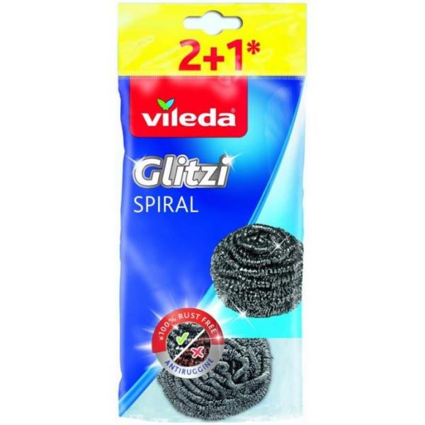 Vileda zmywak spiralny Glitzi Inox 2+1
