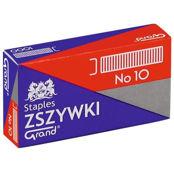 Grand zszywki biurowe No10 10x100 sztuk
