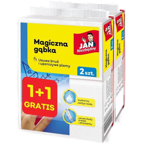 Jan Niezbędny gąbka magiczna 1 + 1szt. gratis
