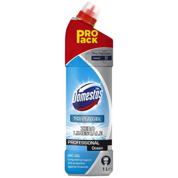 Domestos Professional Zero Limescale żel do WC 1L Ocean
