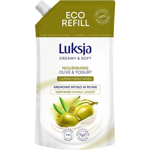 Luksja mydło w płynie creamy zapas oliwka 400ml
