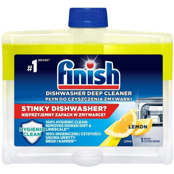 Finish płyn do czyszczenia zmywarek cytrynowy 250ml